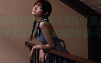你们有找到51黑瓜吃料网的最新入口吗？这条线路好像一言难尽…
